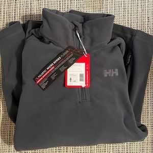 NWT Men's Helly Hansen zip up fleece